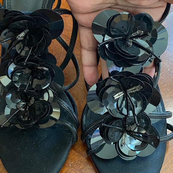 Tory Burch satin and sequined sexy heels! - Picture 3 of 6